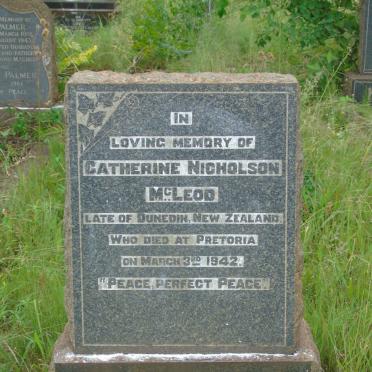 MCLEOD Catherine Nicholson -1942