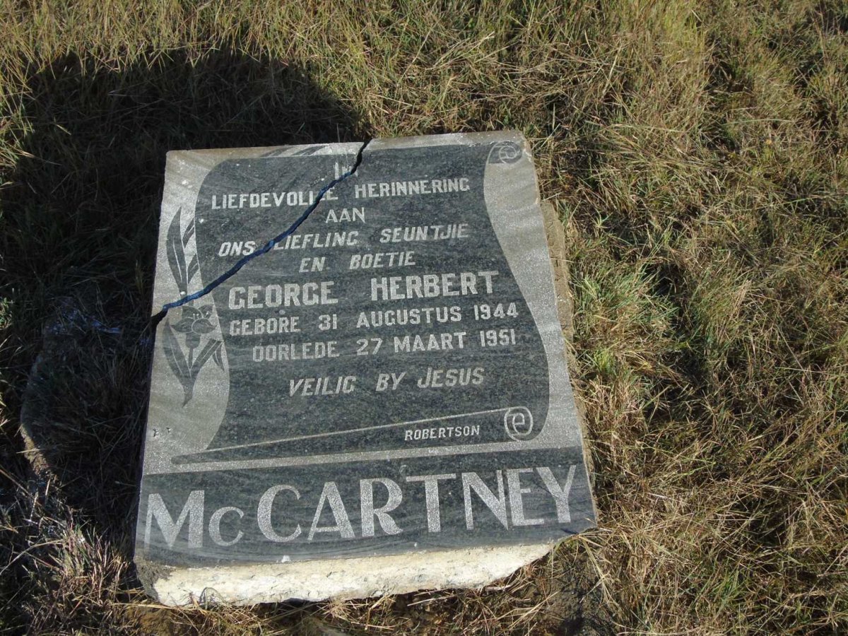 McCARTNEY George Herbert 1944-1951