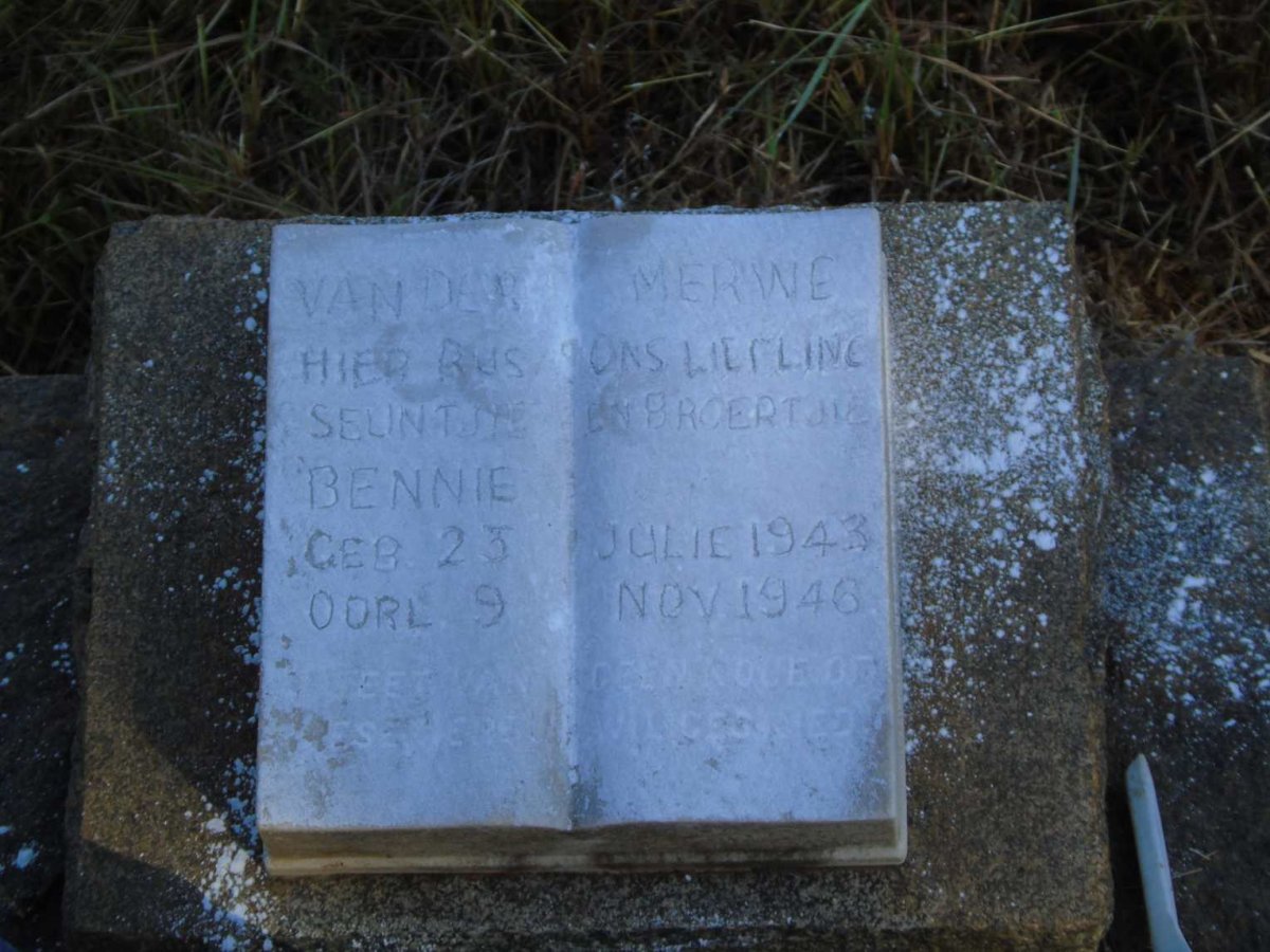 MERWE Bennie, van der 1943-1946