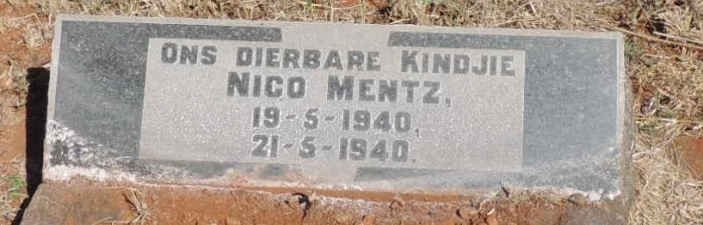 MENTZ Nico 1940-1940