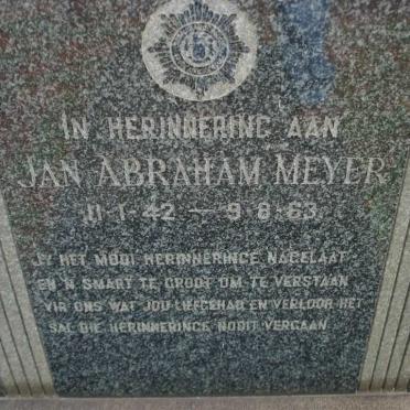 MEYER Jan Abraham 1942-1963