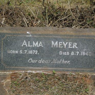 MEYER Alma 1872-1940
