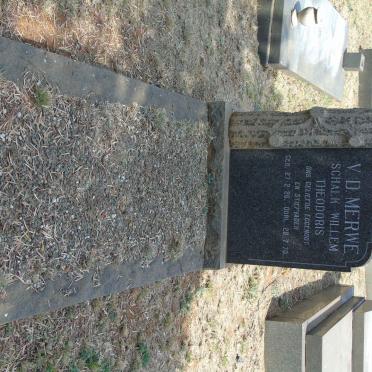 MERWE Schalk Willem Theodoris, v.d. 1926-1970