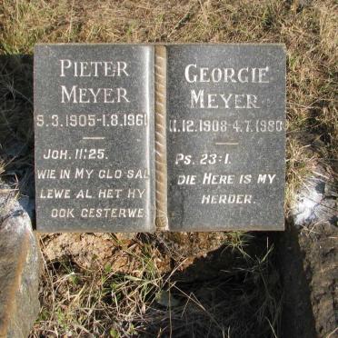 MEYER Pieter 1905-1961 &amp; Georgie 1908-1980