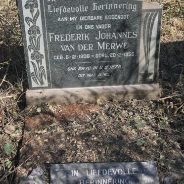 MERWE Frederik Johannes, van der 1906-1956 & Cornelia Maria NEL 1908-1978_1