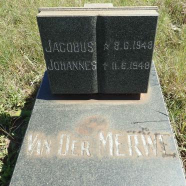 MERWE Jacobus Johannes, van der 1948-1948