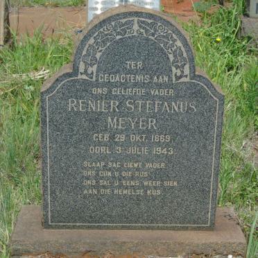 MEYER Renier Stefanus 1869-1943