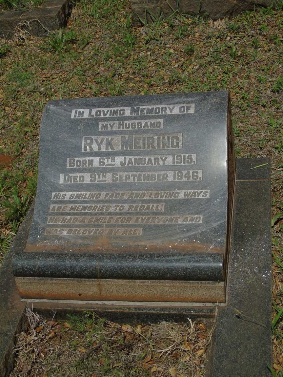 MEIRING Ryk 1915-1946