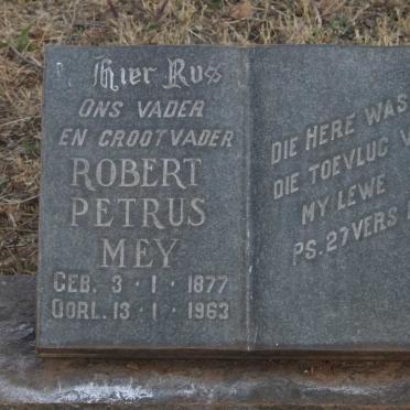 MEY Robert Petrus 1877-1963