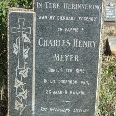 MEYER Charles Henry -1945