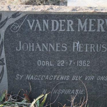 MERWE Johannes Petrus, van der - 1962