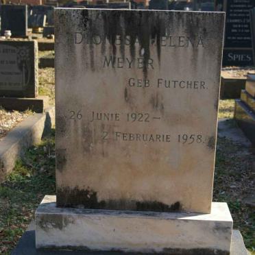 MEYER Dionesa Helena nee FUTCHER 1922-1958