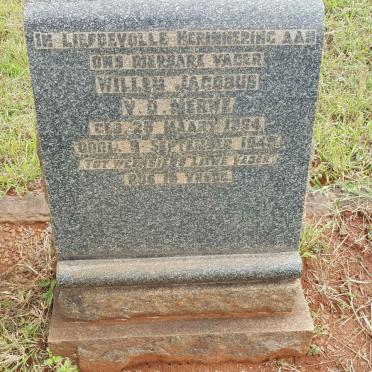 MERWE Willem Jacobus, v.d. 18?4-194?