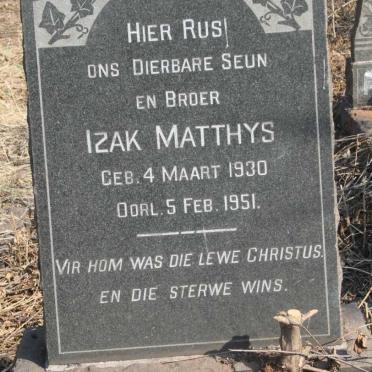 MERWE Izak Matthys, v.d. 1930-1951 