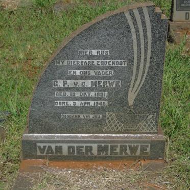 MERWE G.P., van der 1891-1948