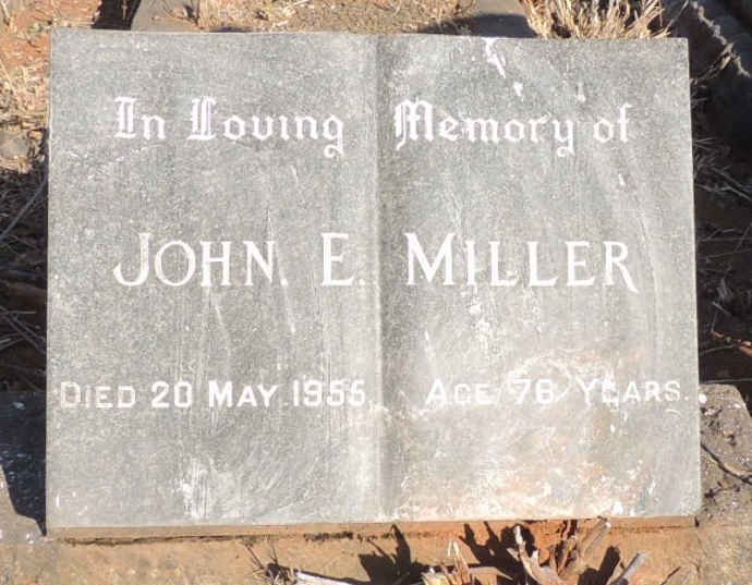MILLER John E. -1955