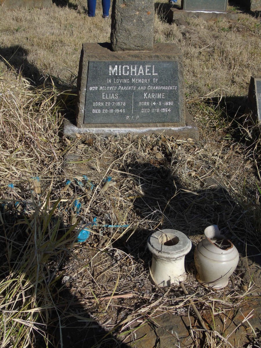 MICHAEL Elias 1878-1945 &amp; Karime 1898-1964