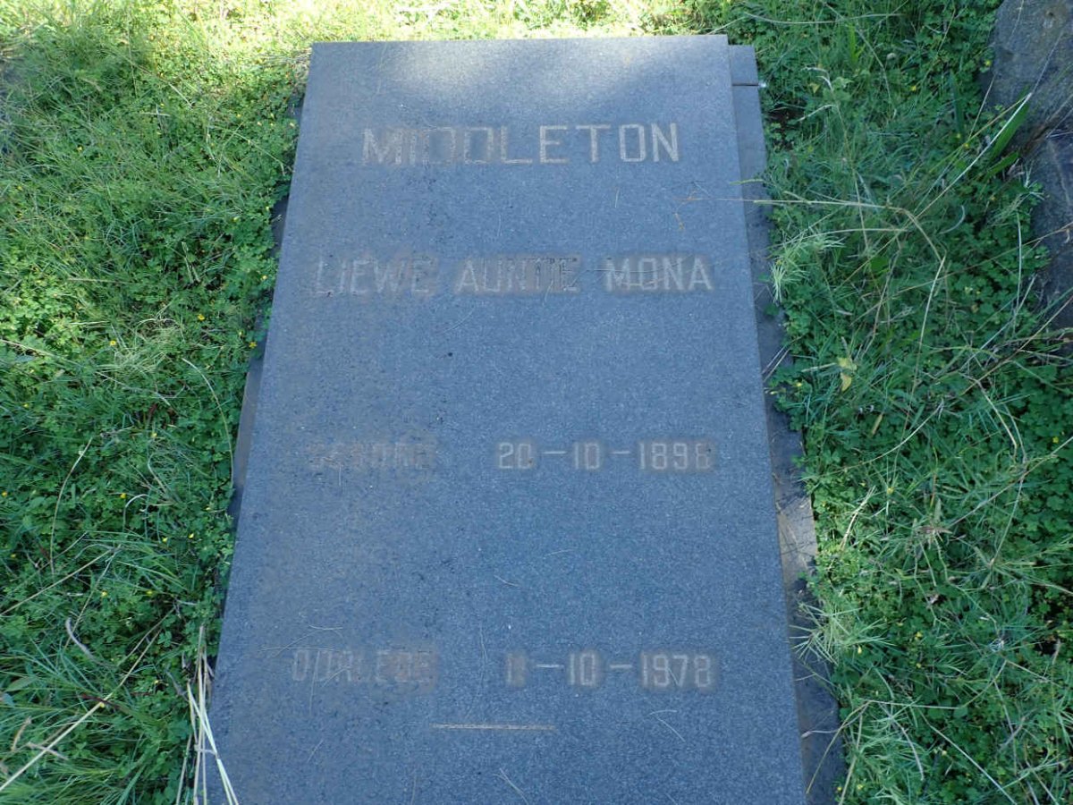 MIDDLETON Mona 1896-1978