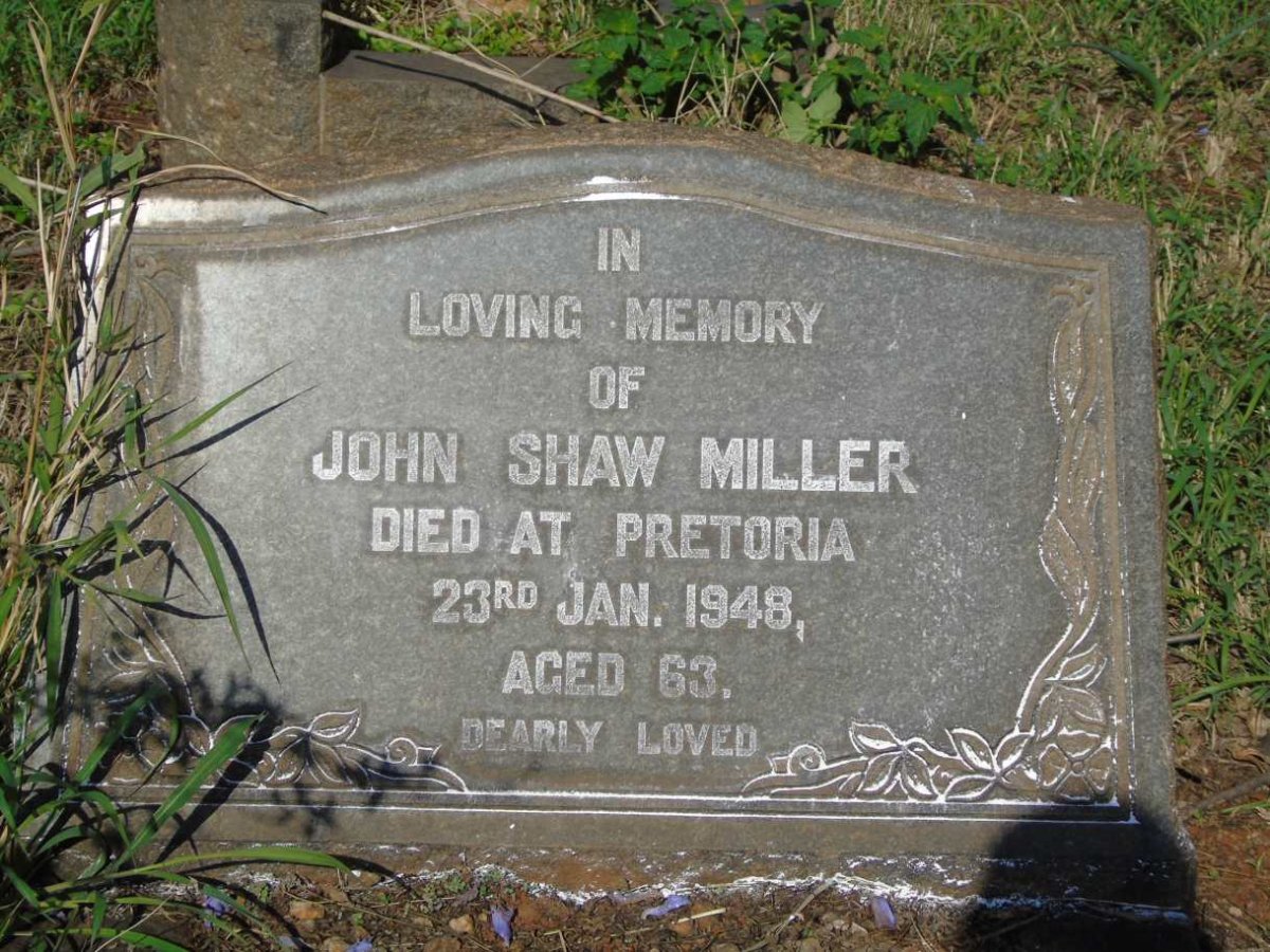 MILLER John Shaw -1948