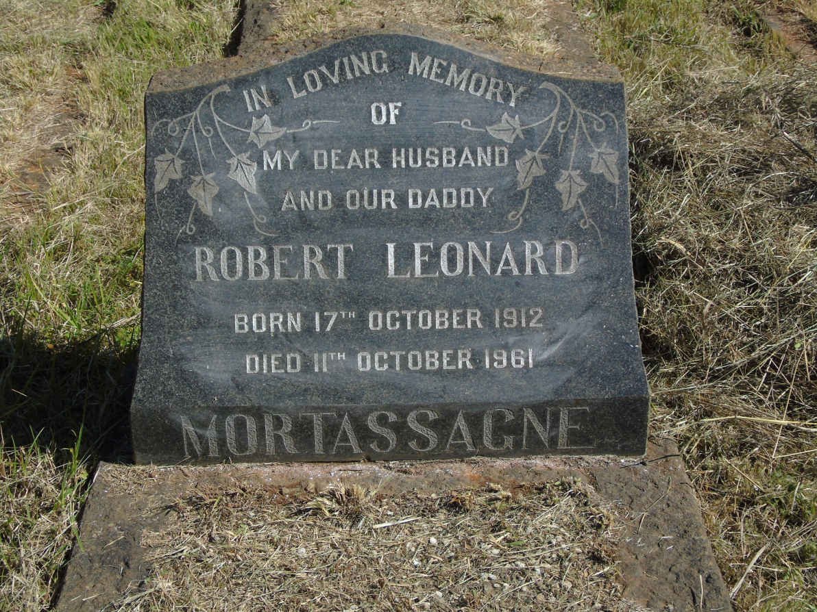 MORTASSAGNE Robert Leonard 1912-1961