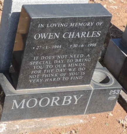 MOORBY Owen Charles 1944-1998