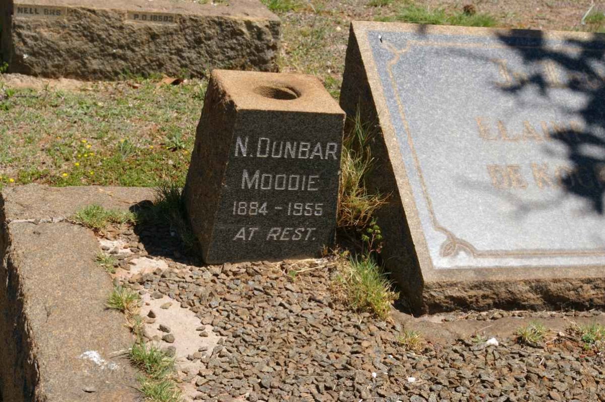 MOODIE N. Dunbar 1884-1955