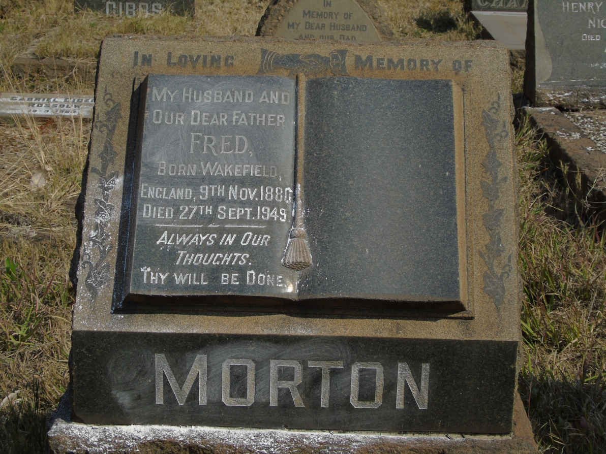 MORTON Fred 1880-1949