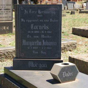 MORGAN Cornelis 1888-1967 &amp; Margaretha Johanna 1893-1969