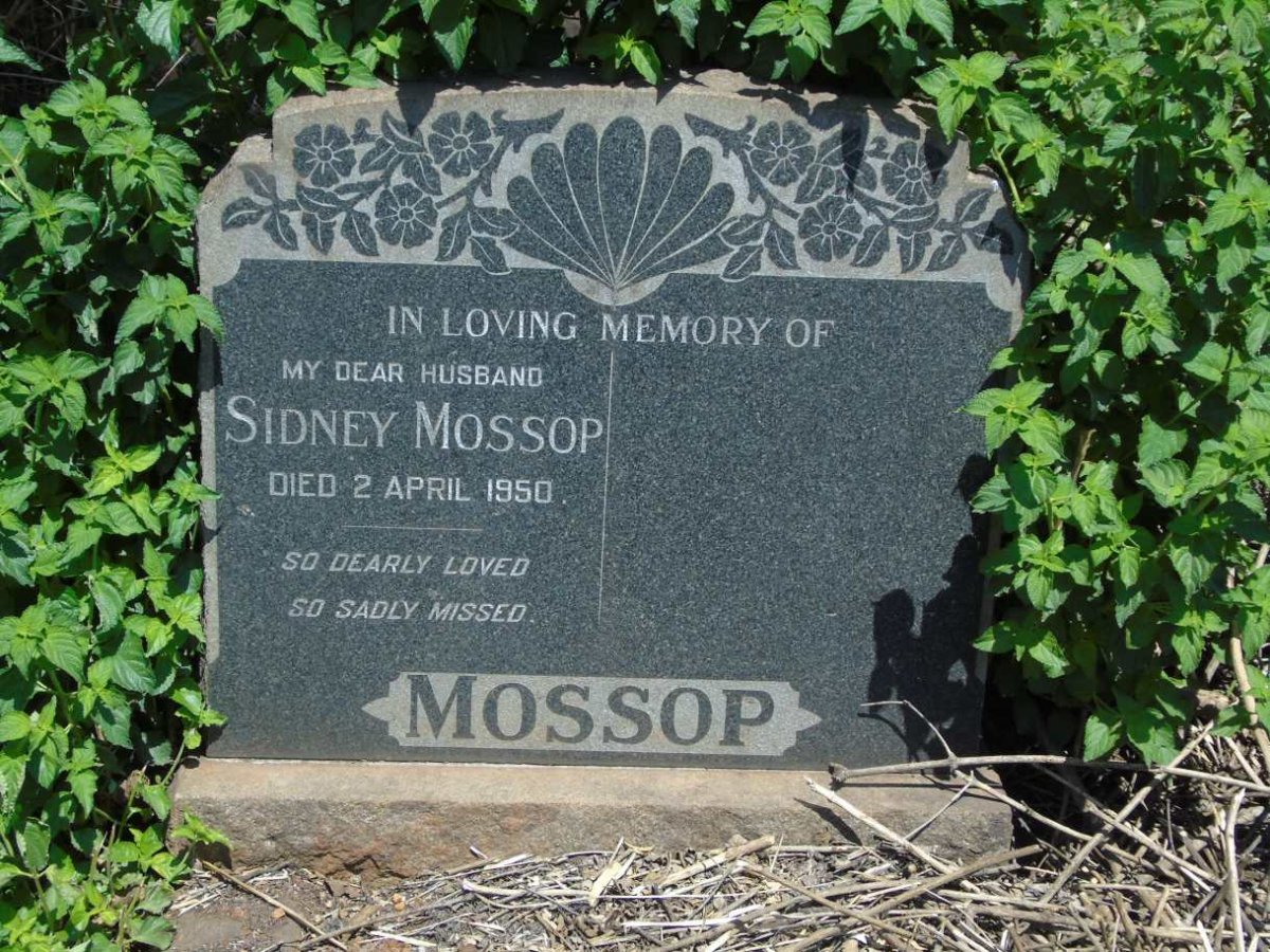MOSSOP Sidney -1950