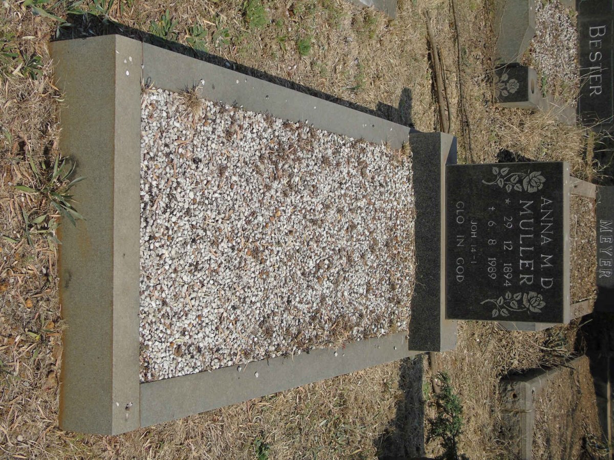 MULLER Anna M.D. 1894-1989