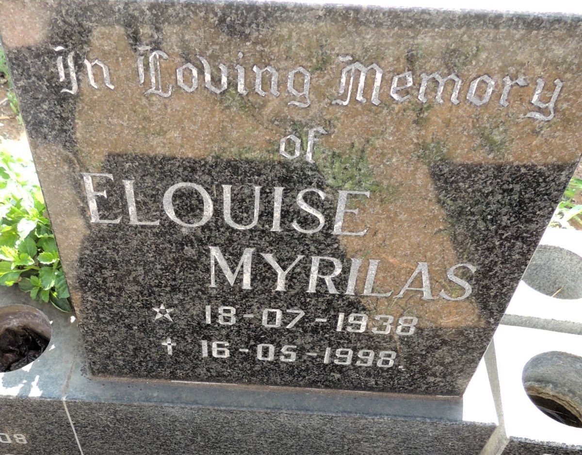 MYRILAS Elouise 1938-1998