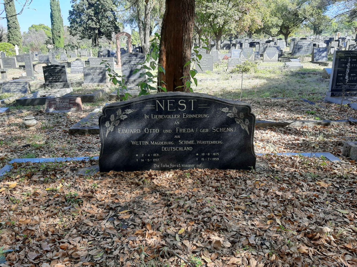 NEST Eduard Otto 1871-1957 &amp; Frieda SCHENK 1875-1959