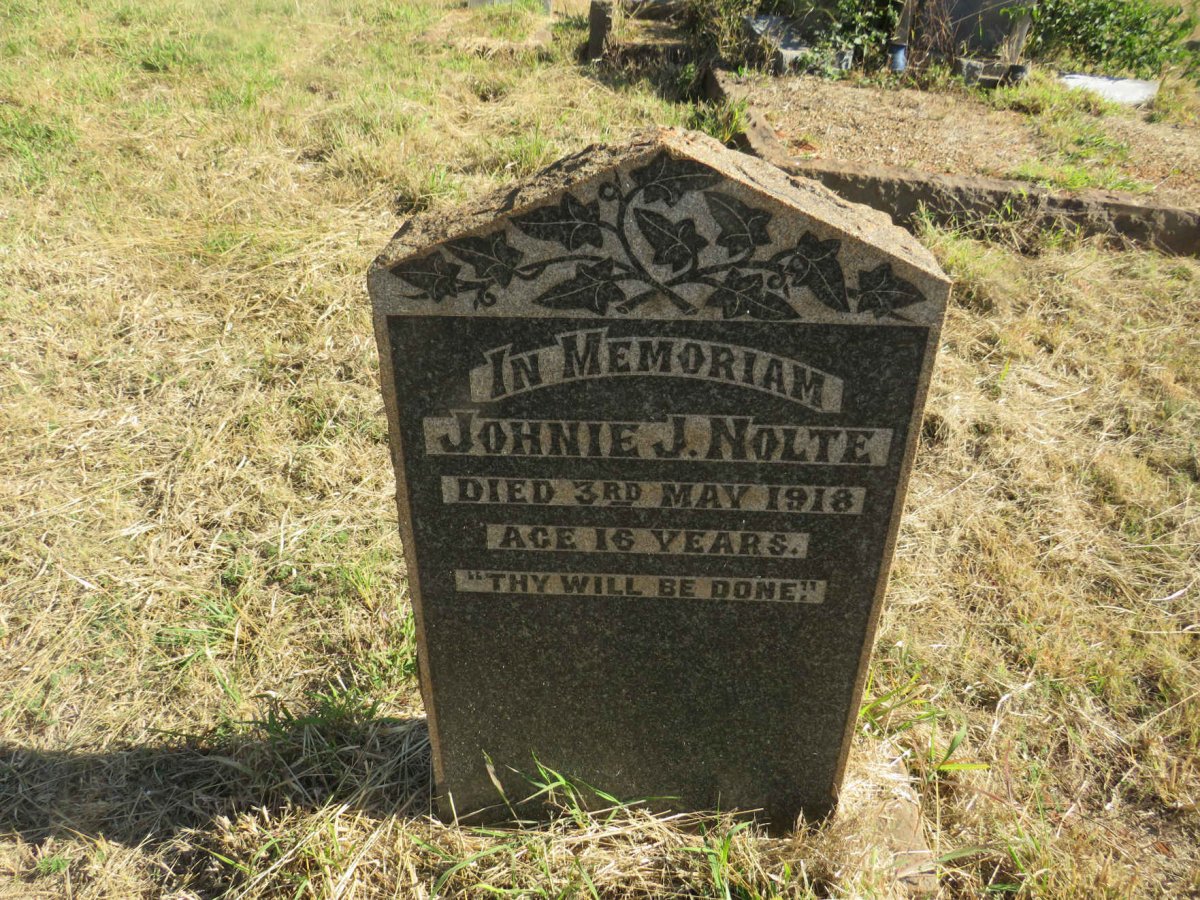 NOLTE Johnie J. -1918