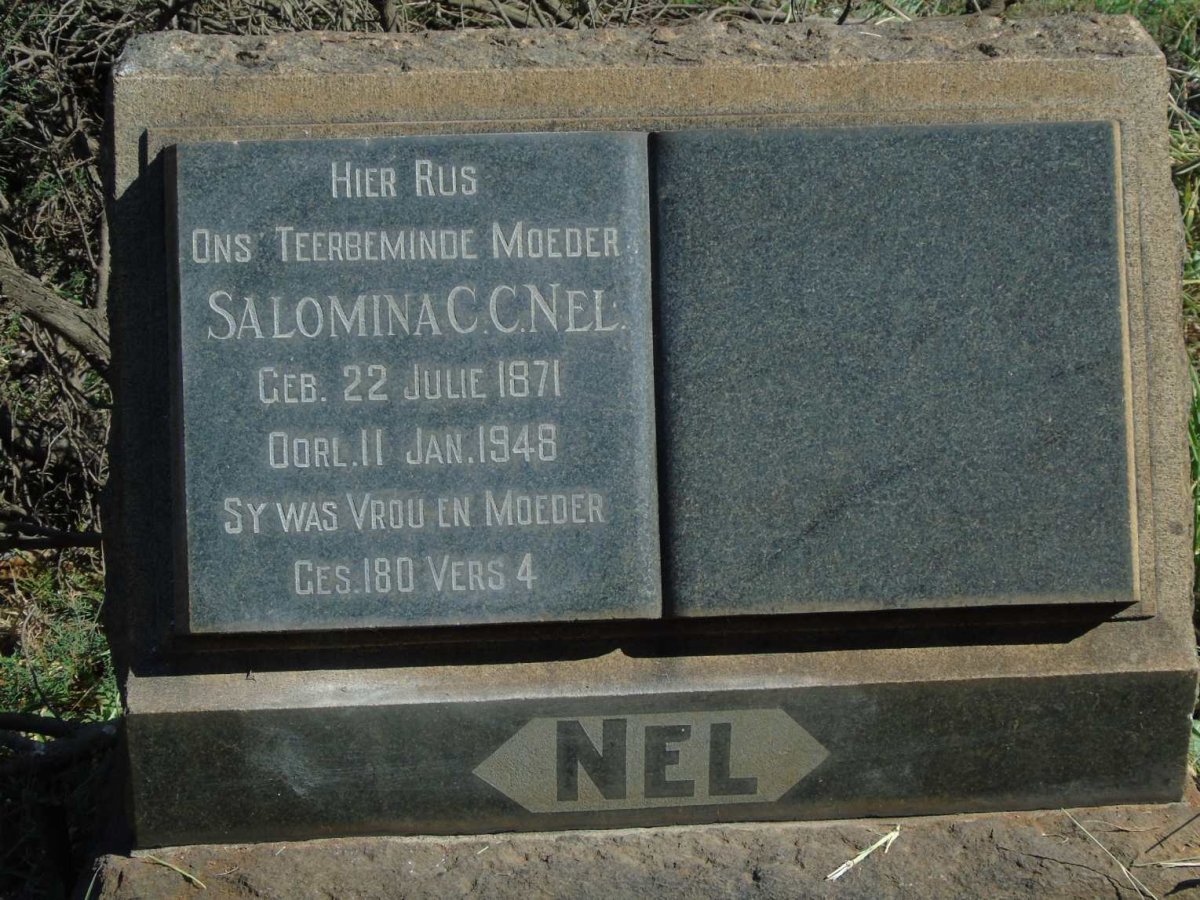 NEL Salomina C. C. 1871-1948