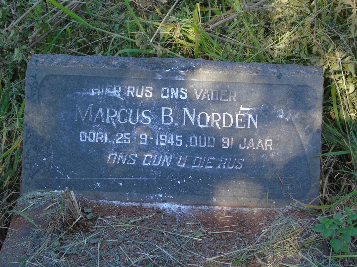 NORDEN Marcus B. -1945