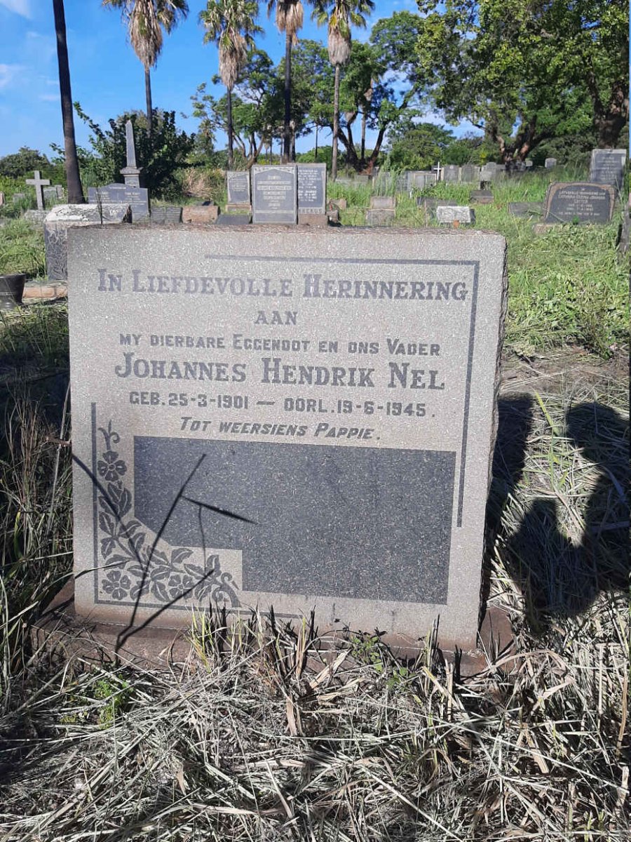 NEL Johannes Hendrik 1901-1945