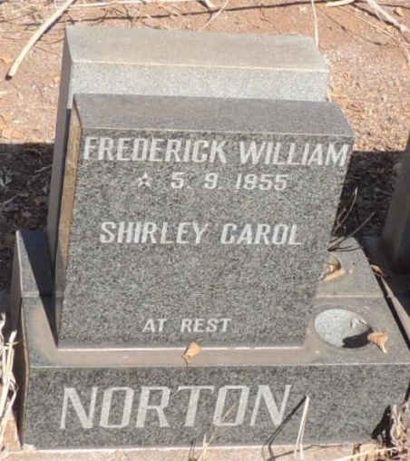 NORTON Frederick William 1955- & Shirley Carol 