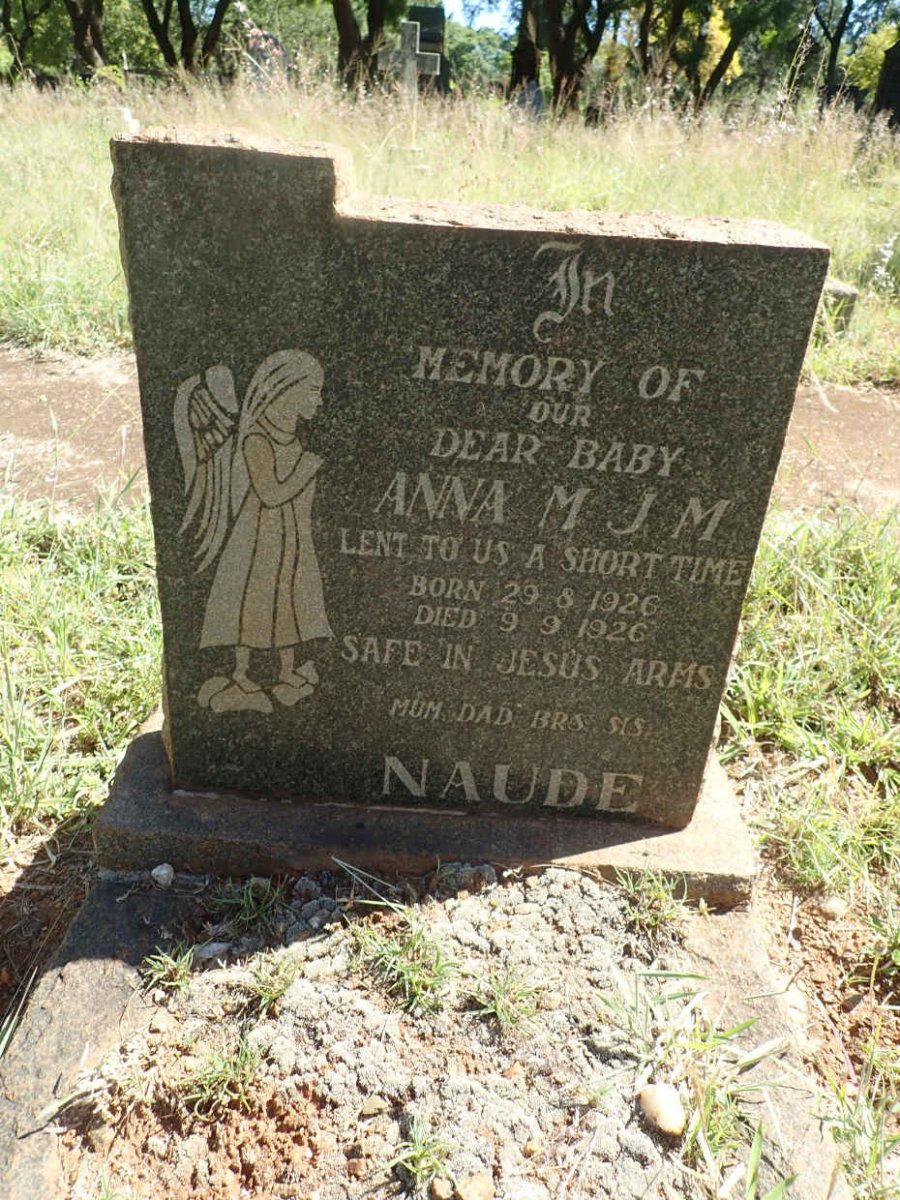 NAUDE Anna M.J.M. 1926-1926