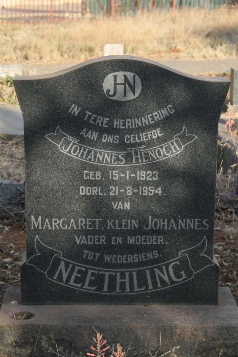 NEETHLING Johannes Henoch 1923-1954 