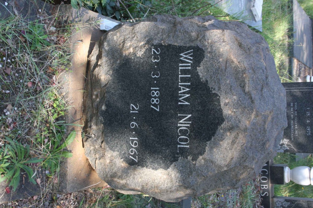 NICOL William 1887-1967