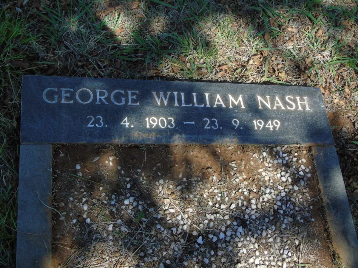 NASH George William 1903-1949