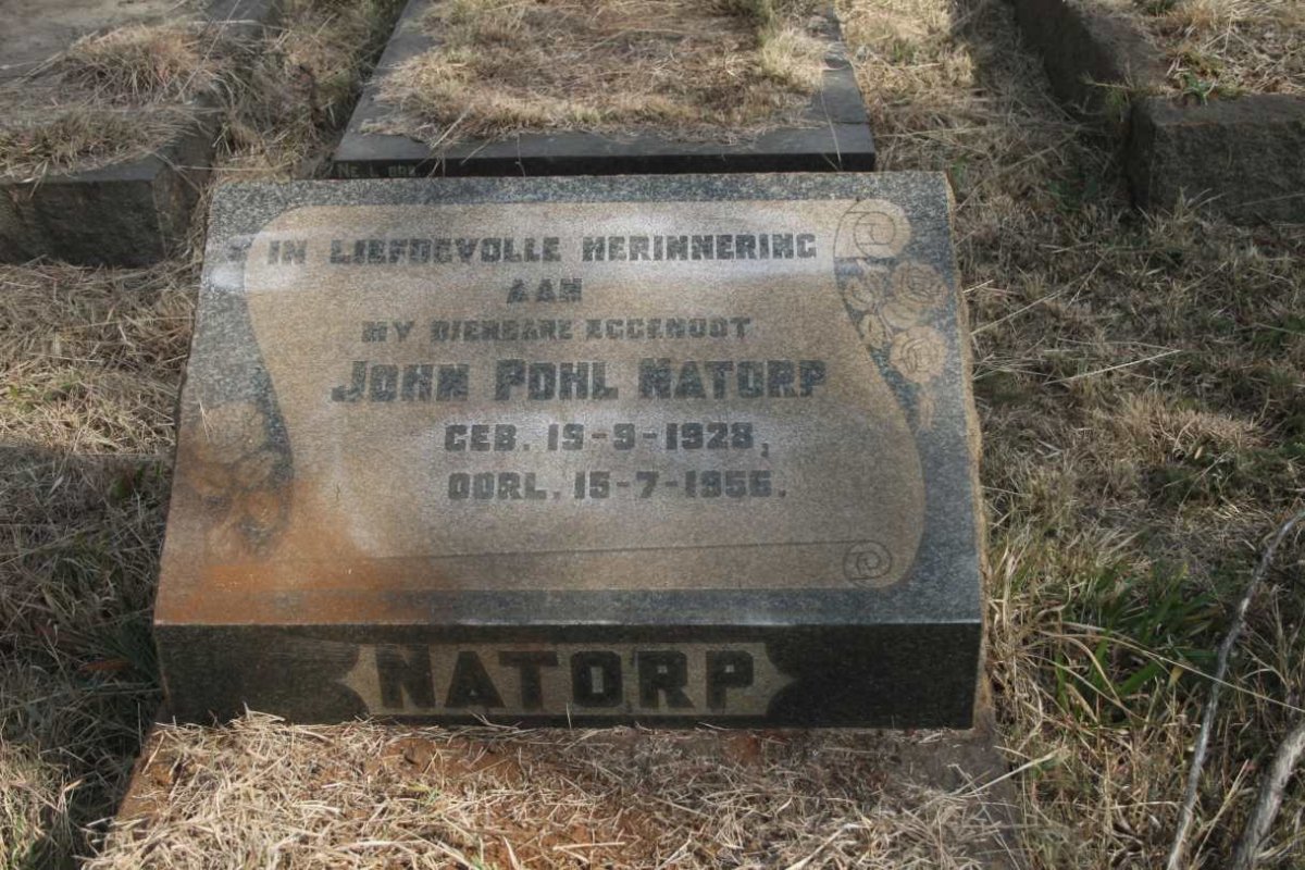 NATORP John Pohl 1928-1956