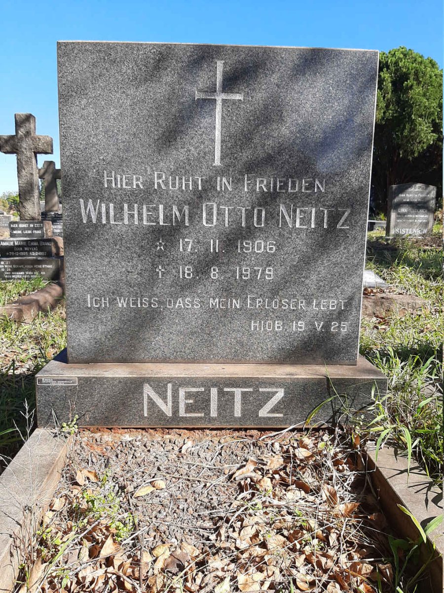 NEITZ Wilhelm Otto 1906-1979