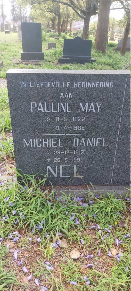 NEL Michiel Daniel 1917-1993 &amp; Pauline May 1922-1985