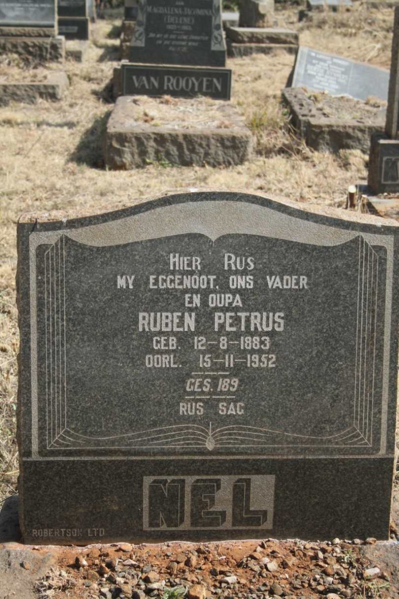 NEL Ruben Petrus 1883-1952