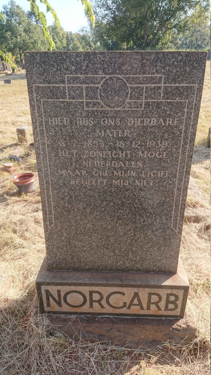 NORGARB Mater 1853-1939