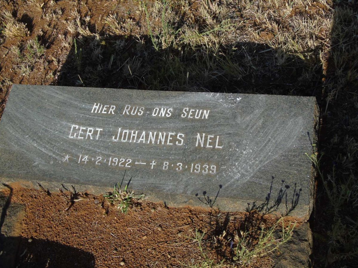 NEL Gert Johannes 1922-1939