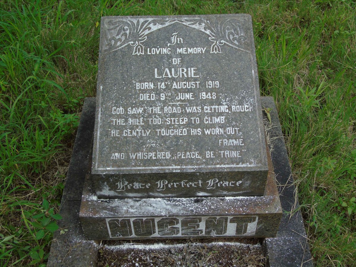 NUGENT Laurie 1919-1948