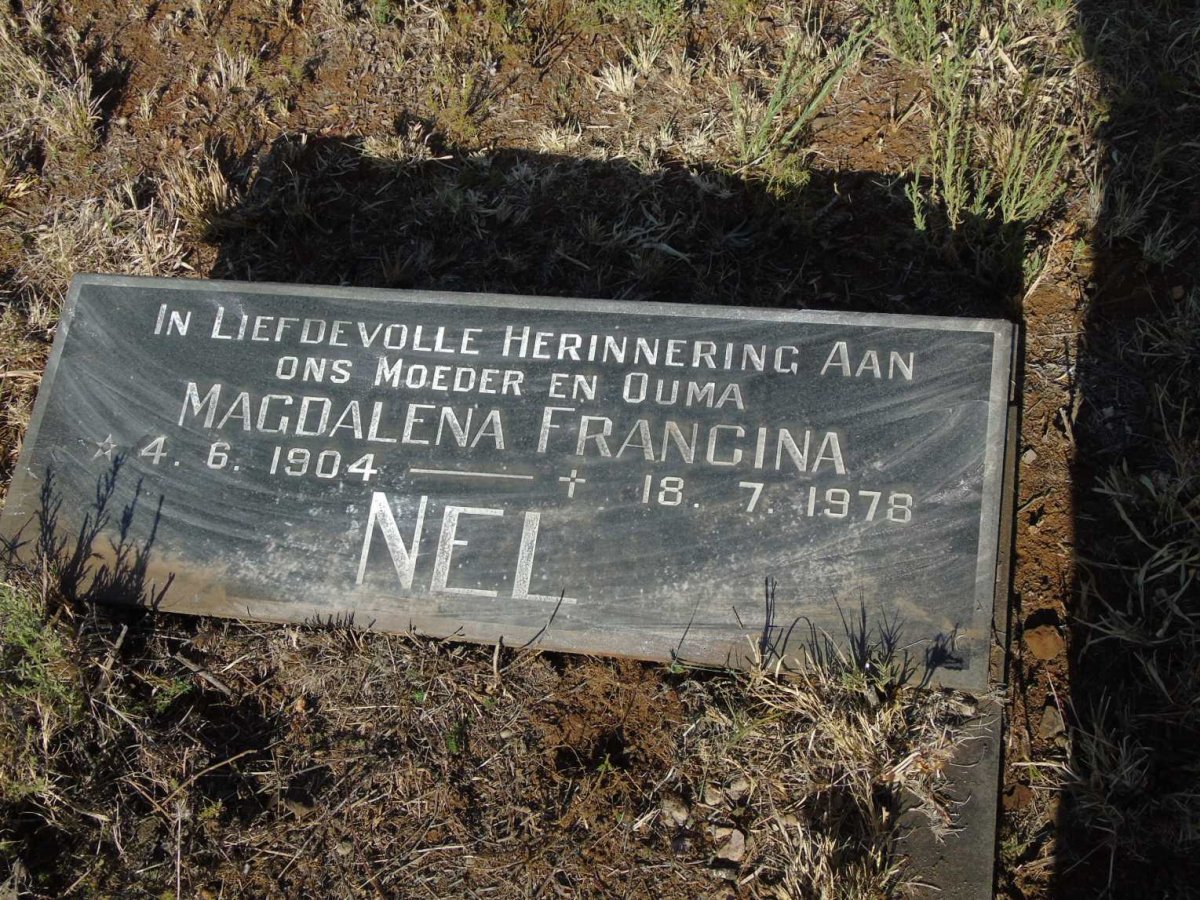 NEL Magdalena Francina 1904-1978