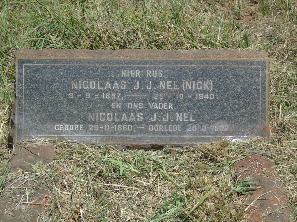 NEL Nicolaas J.J. 1860-1952 :: NEL Nicolaas J.J. 1897-1940